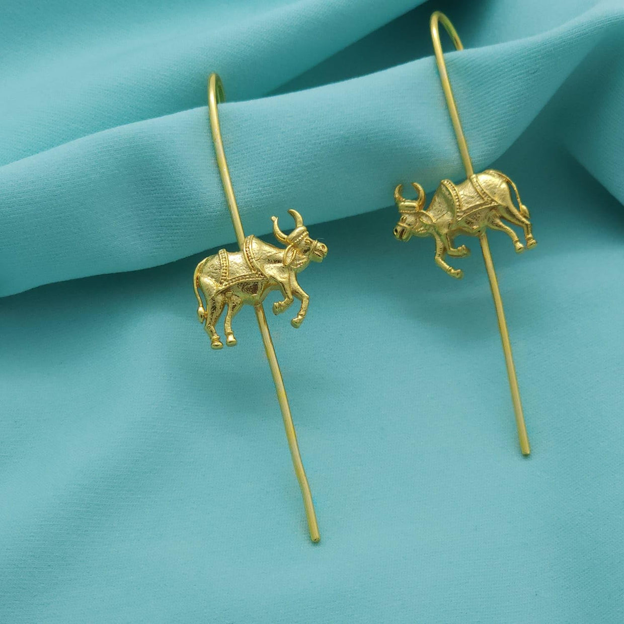 Bull Warrior Needle Earcuffs